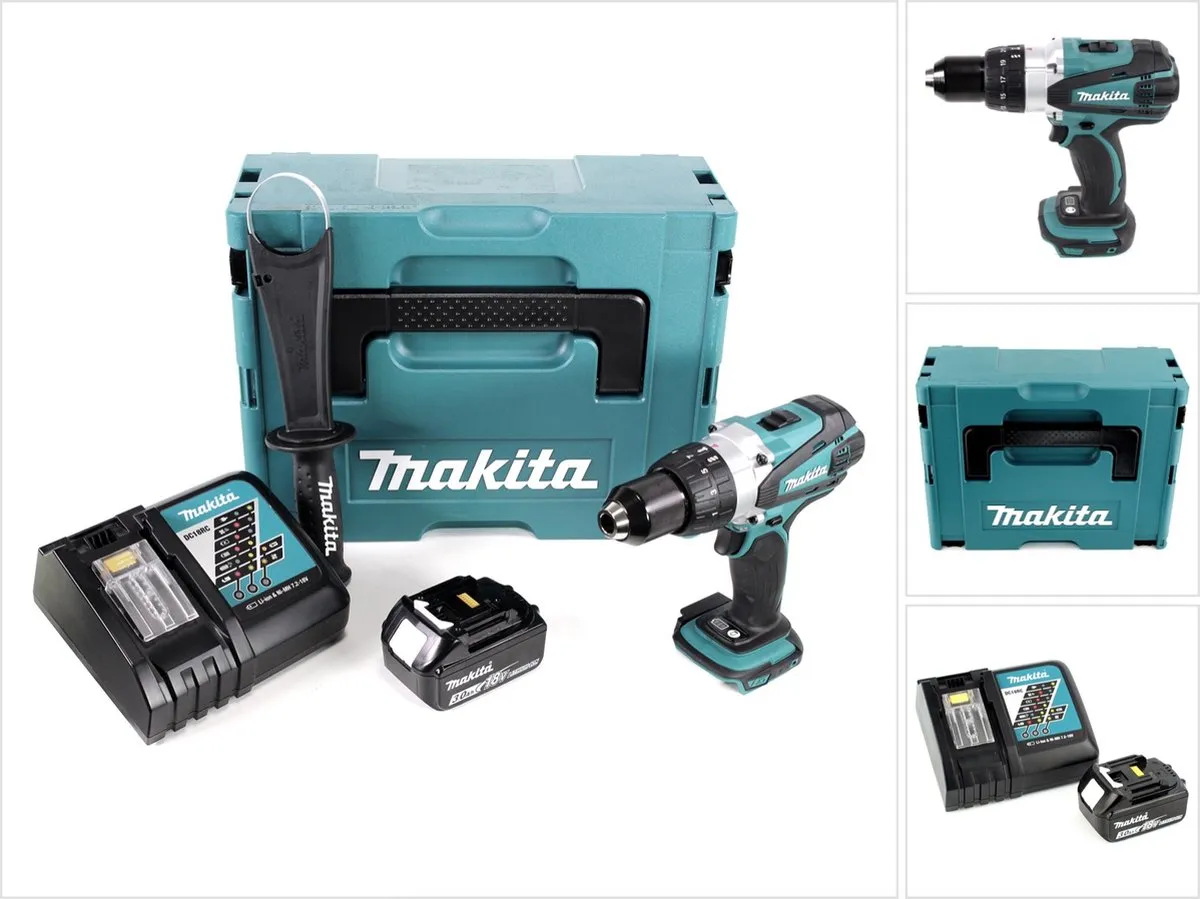 Makita DDF 458 RF1J Accuboormachine 18V