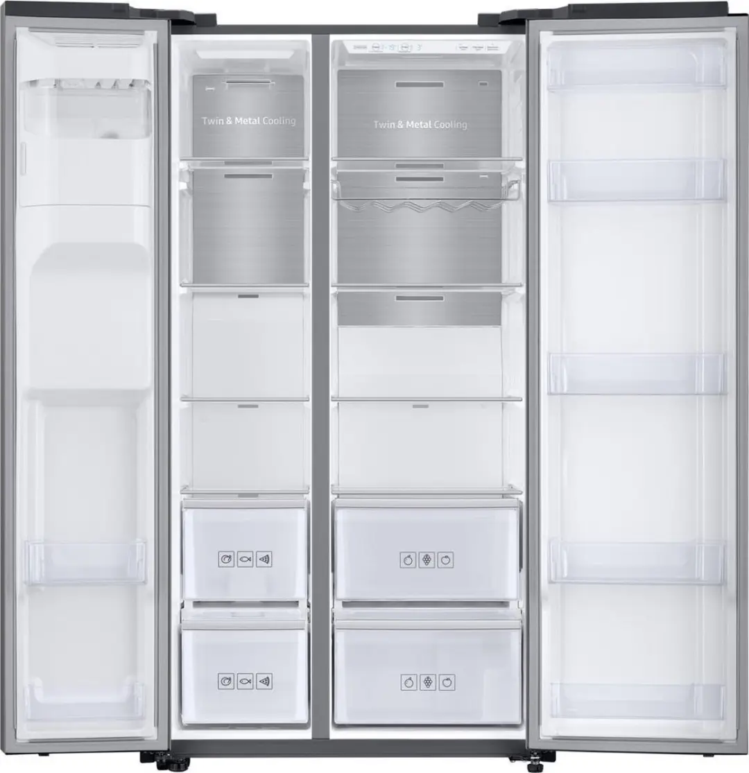 Samsung RS68N8240S9 Amerikaanse Koelkast - 664L Vries/Vries - Platina