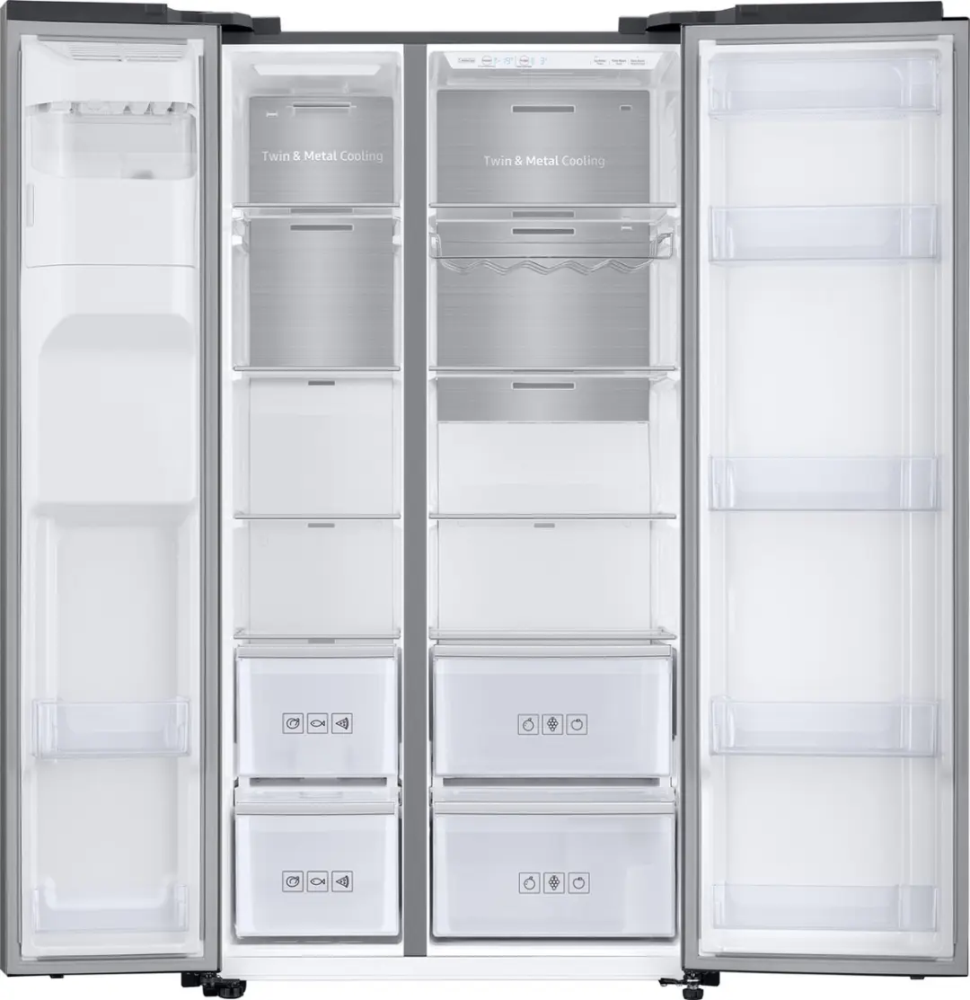 Samsung RS68N8240S9 Amerikaanse Koelkast - 664L Vries/Vries - Platina