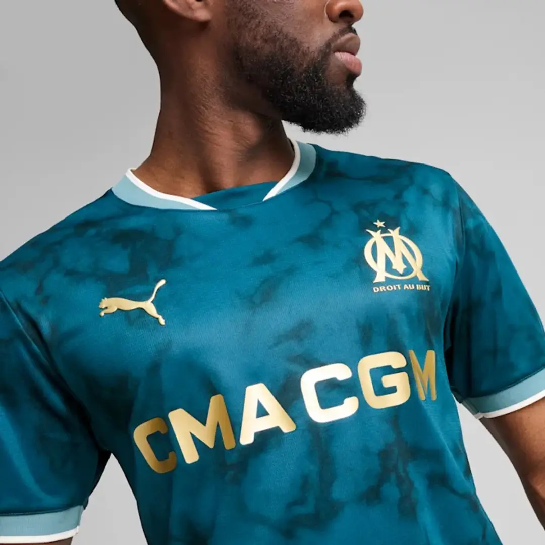 PUMA Olympique Marseille Uitshirt 2024/25 - 3XL - Ocean Tropic - afbeelding 6 van 6