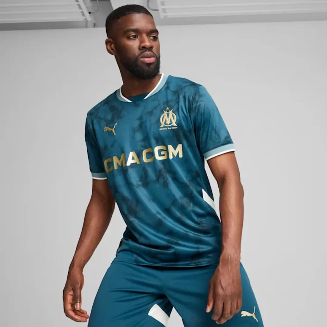 PUMA Olympique Marseille Uitshirt 2024/25 - 3XL - Ocean Tropic