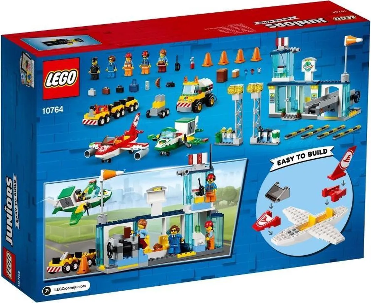 LEGO Juniors City Central Luchthaven 10764 - 376 Stukken