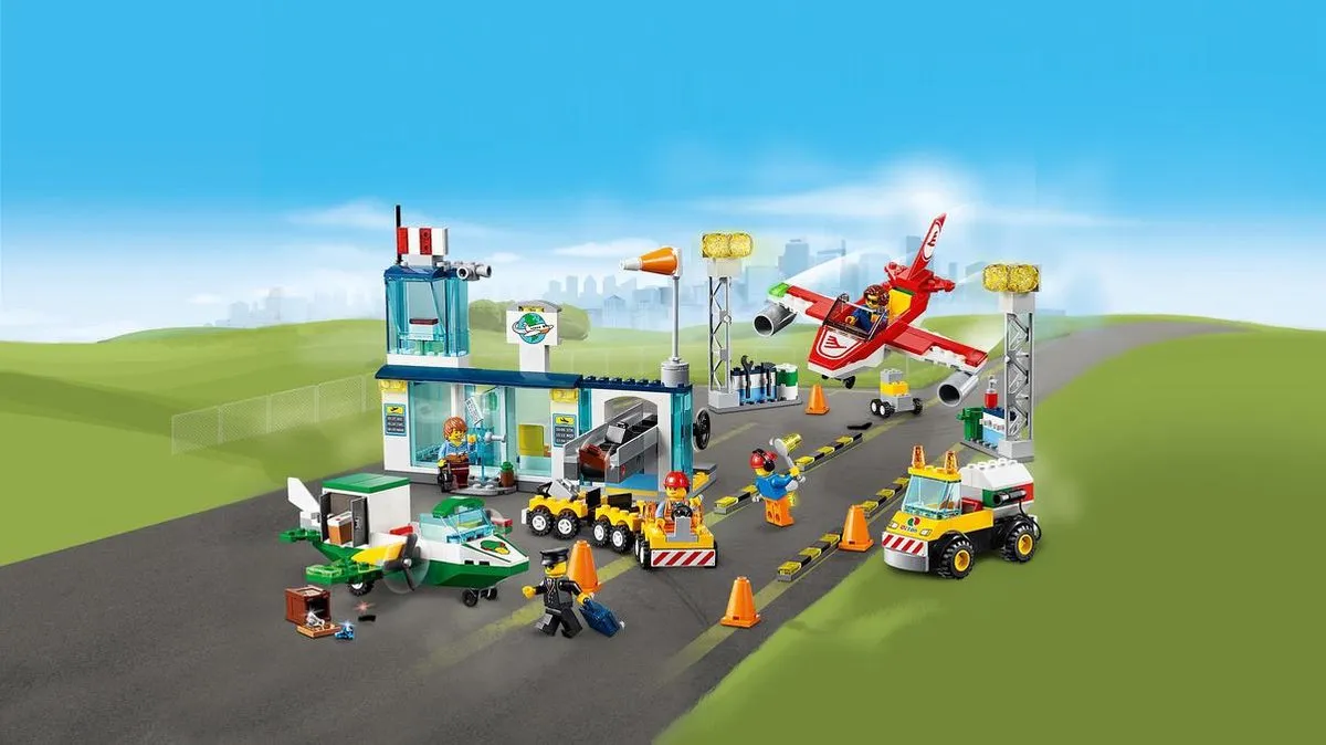 LEGO Juniors City Central Luchthaven 10764 - 376 Stukken
