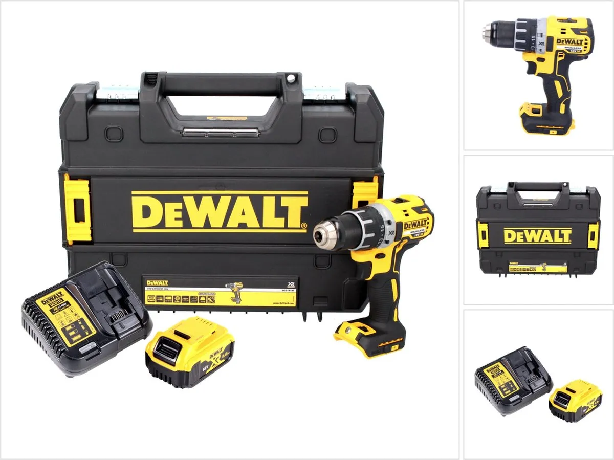 DeWalt DCD791P1 Accuboormachine 18V 70Nm Borstelloos