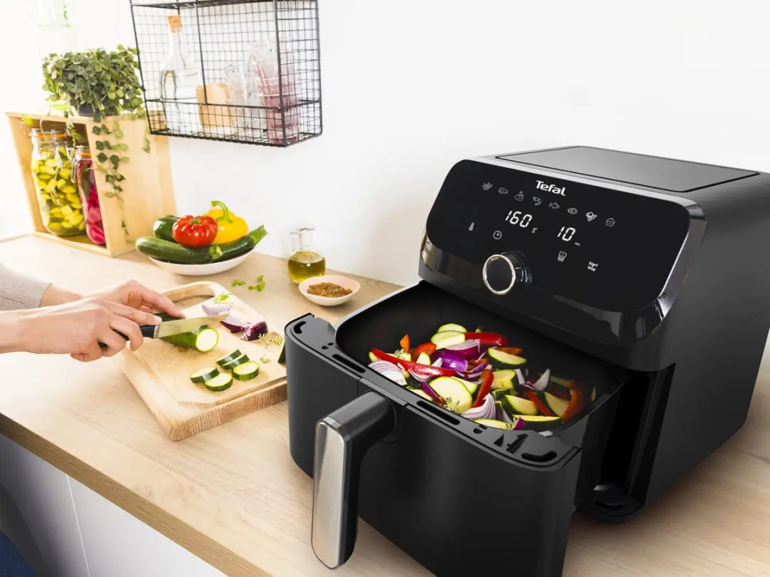 Tefal Easy Fry Mega EY8558 7,5L Heeluchtfriteuse - 2020W - Zwart