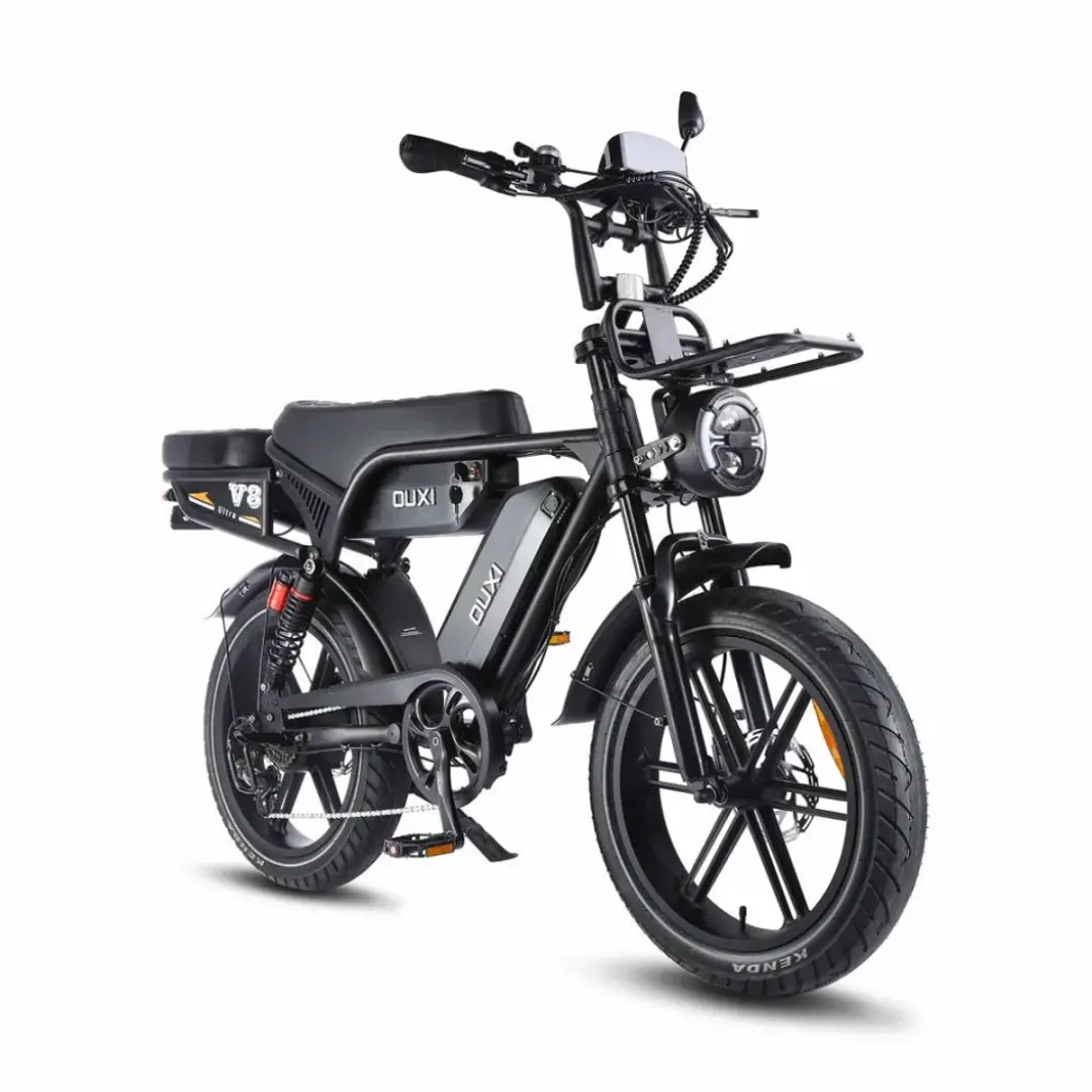 OUXI V8 Ultra Max Fatbike 250W - 7 Versnellingen - 20 Inch - Zwart