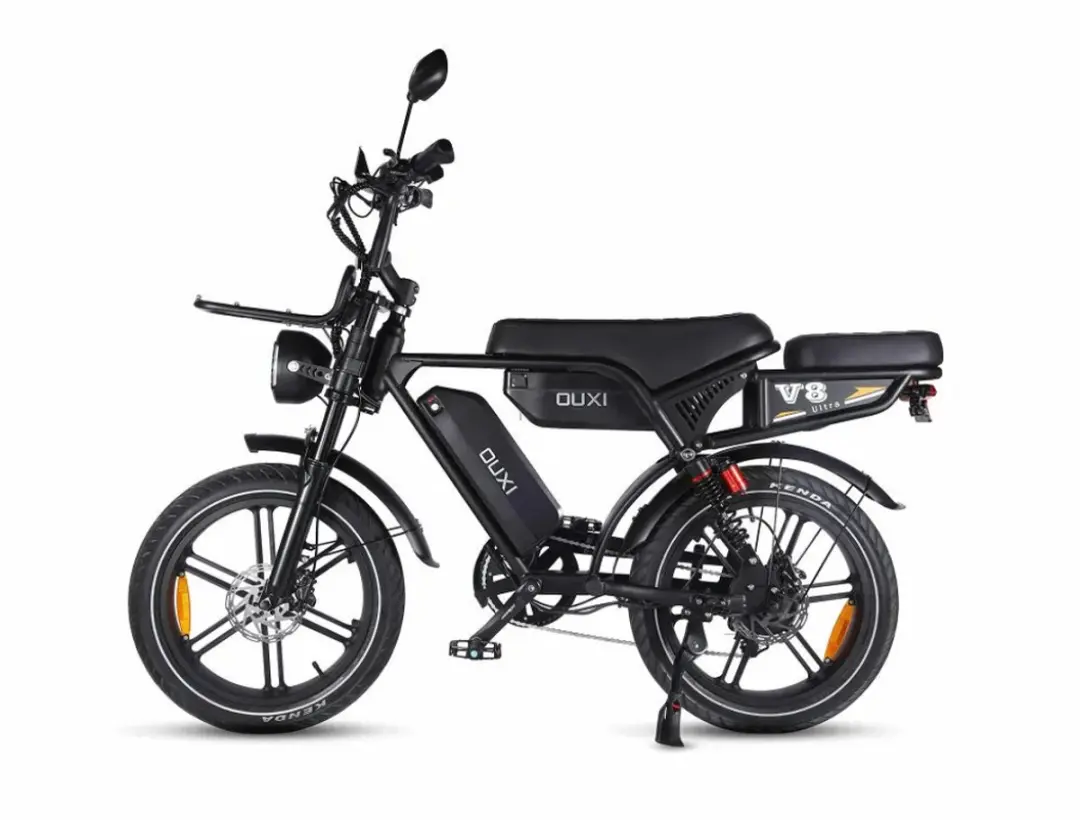 OUXI V8 Ultra Max Fatbike 250W - 7 Versnellingen - 20 Inch - Zwart