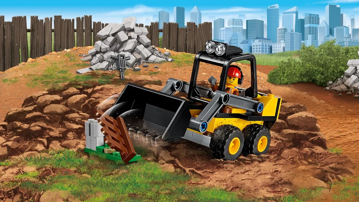LEGO City Bouwlader 60219 - Blauw