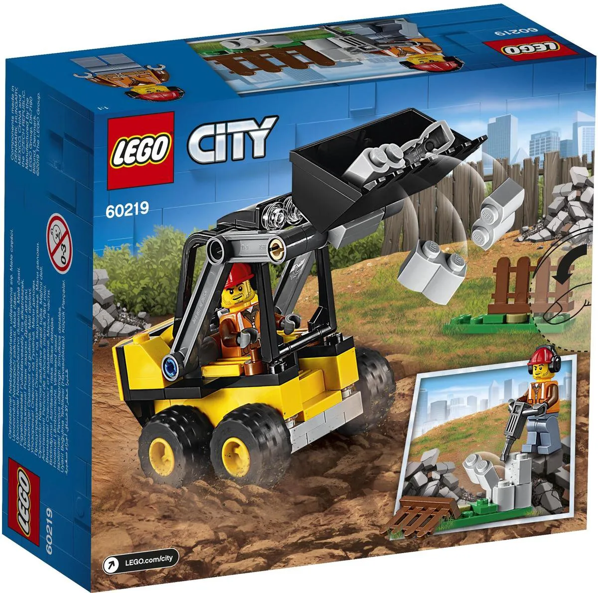 LEGO City Bouwlader 60219 - Blauw