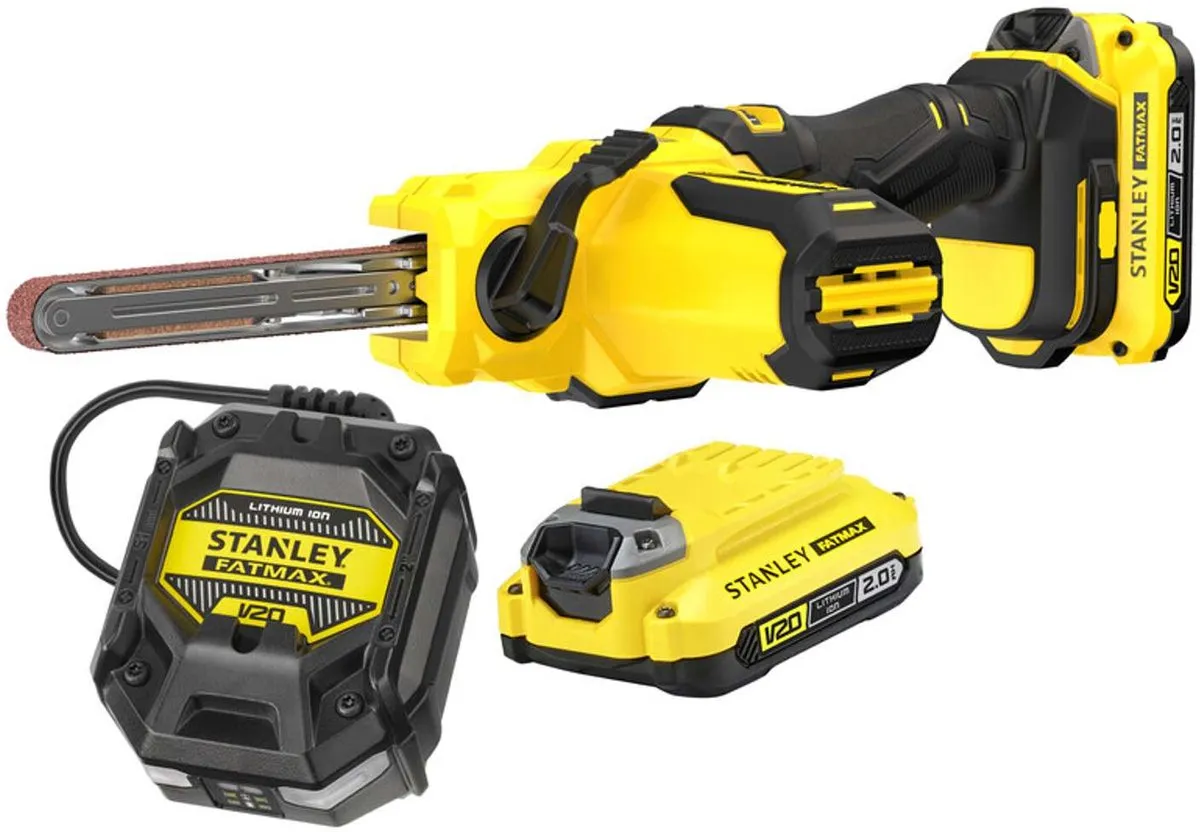 Stanley 18V ACCU-bandschuurmachine SFMCE210D2K-QW