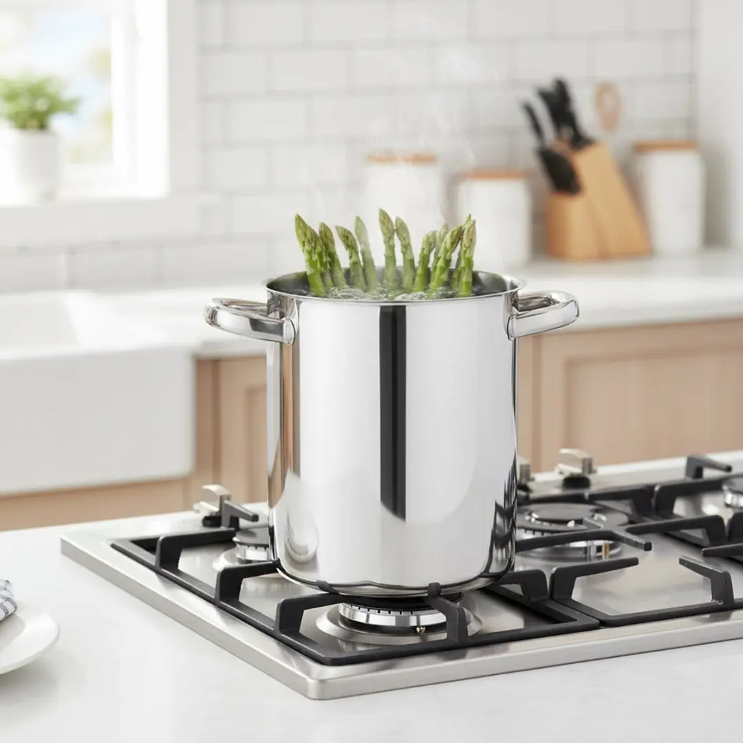 Cookinglife Aspergepan RVS 14cm - 3.2L - Zilver