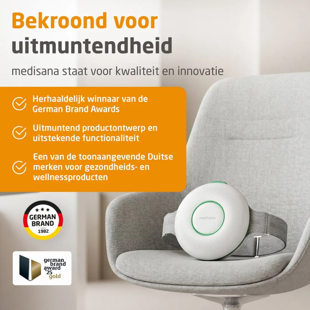 Medisana BM 100 Buikmassageapparaat - 2 Warmtestanden - Wit