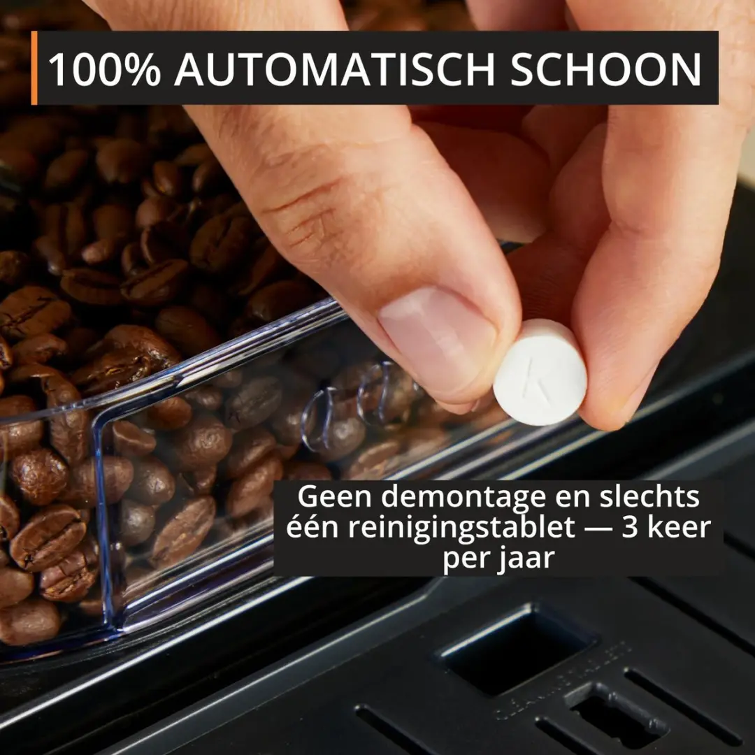 Krups Serenity EA402HE0 Volautomatische Espressomachine - Donkergrijs