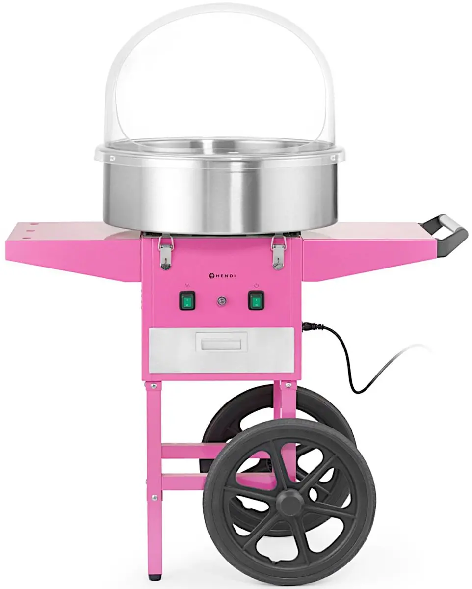 HENDI Suikerspinmachine 1130W 1030773 - Roze