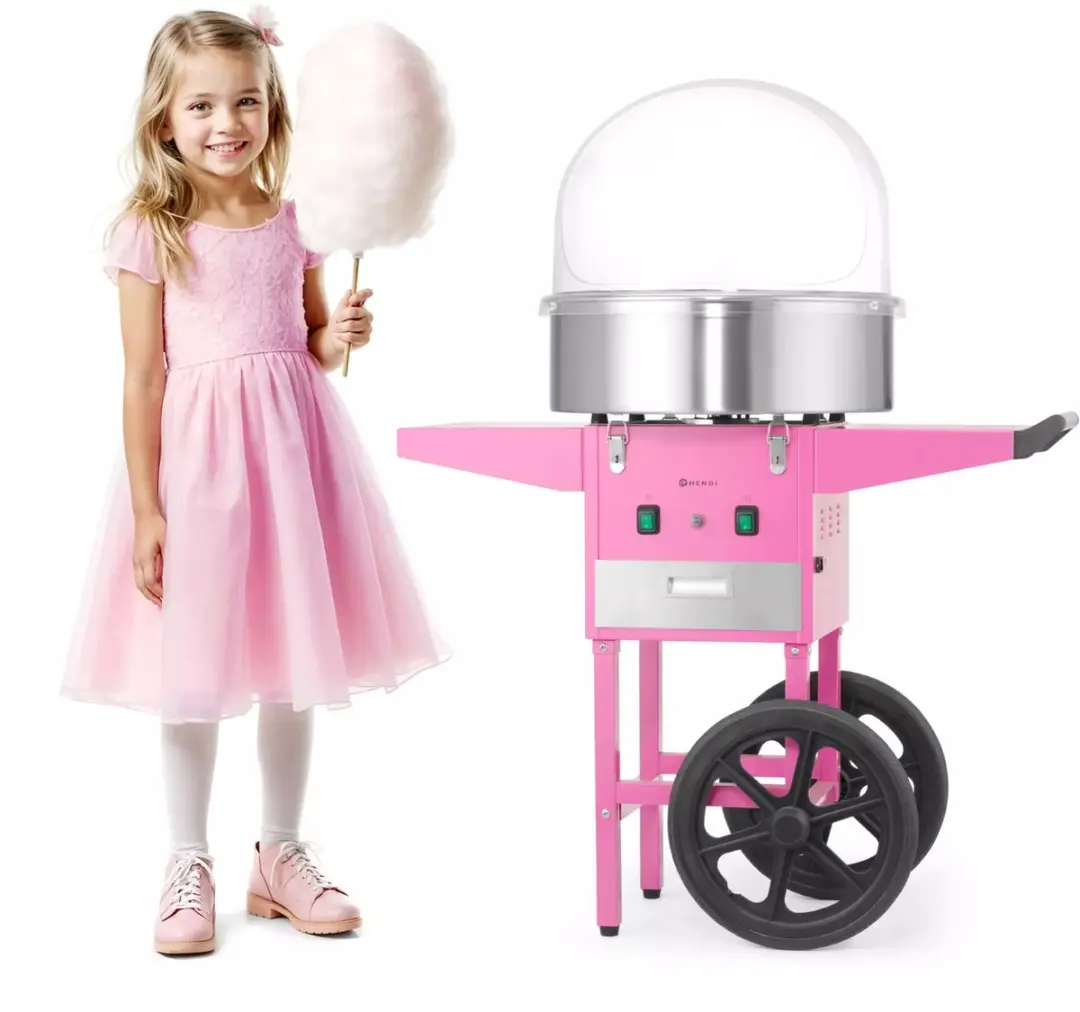 HENDI Suikerspinmachine 1130W 1030773 - Roze - afbeelding 6 van 6