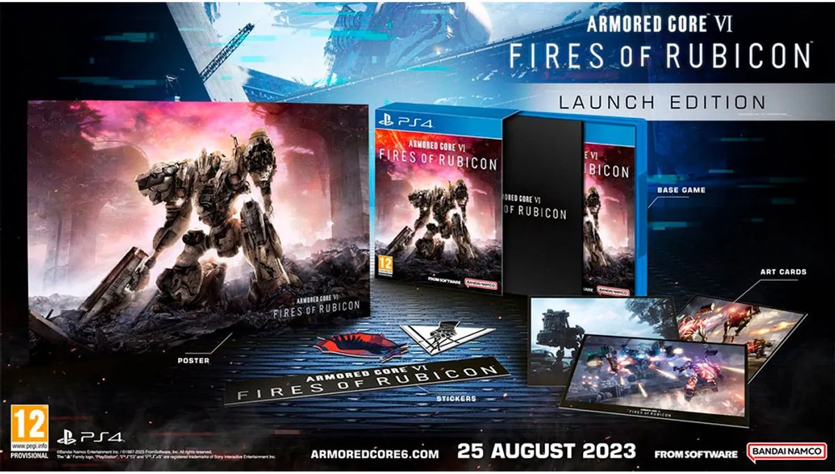 Bandai Namco Armored Core VI Fires of Rubicon PS4 - Launch Edition