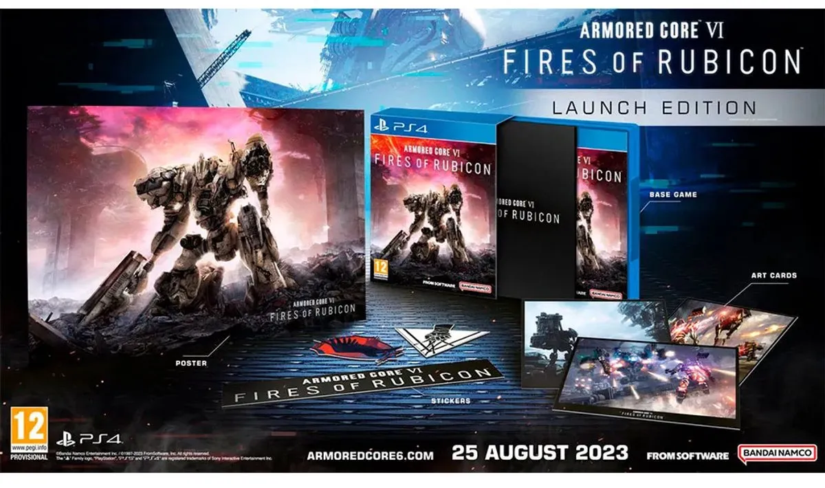 Bandai Namco Armored Core VI Fires of Rubicon PS4 - Launch Edition - afbeelding 6 van 6