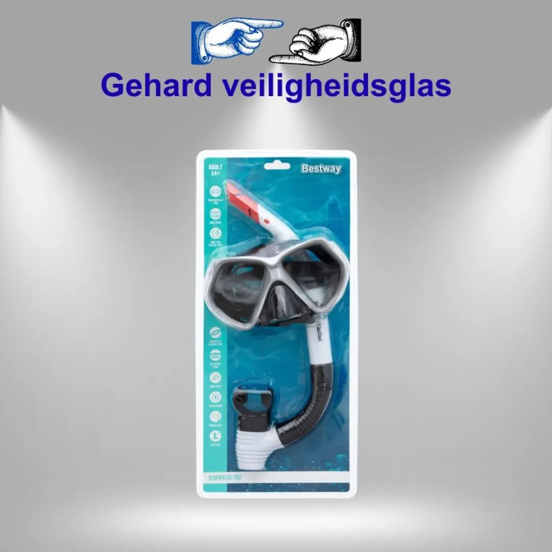 Bestway Duikset 24069 - Snorkel & Masker Wit