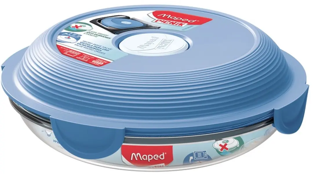 Maped M870603 Rond Pot 0,7L - Blauw Transparant - afbeelding 2 van 5