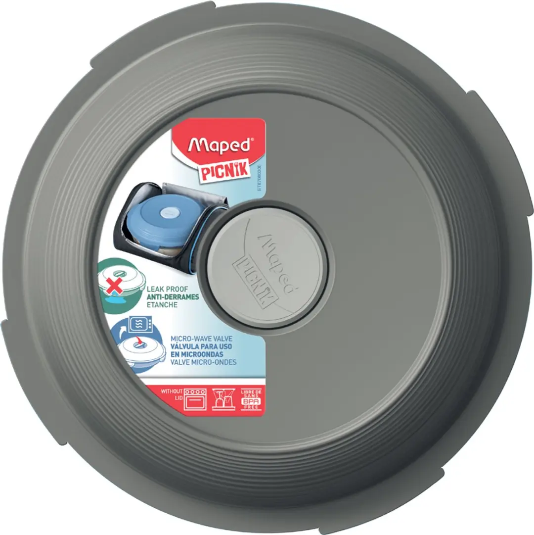 Maped M870603 Rond Pot 0,7L - Blauw Transparant - afbeelding 4 van 5
