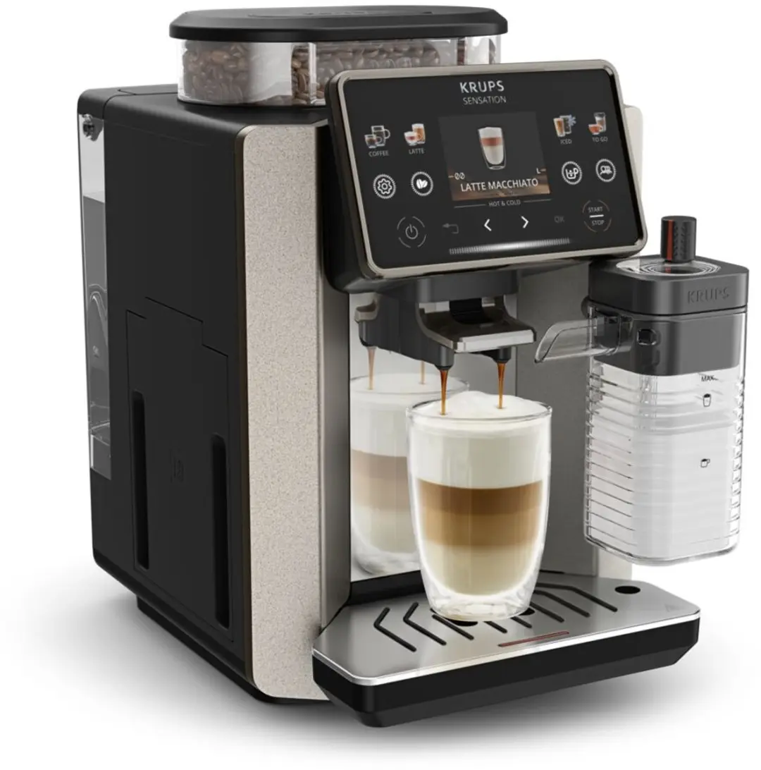 Krups Sensation Elite EA917E Volautomatische Espressomachine - Zilver