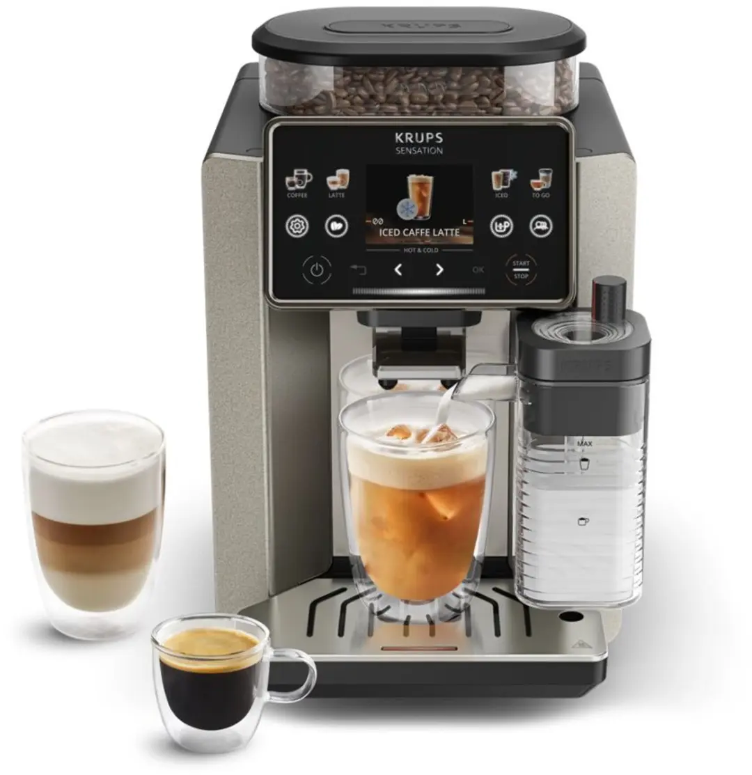 Krups Sensation Elite EA917E Volautomatische Espressomachine - Zilver