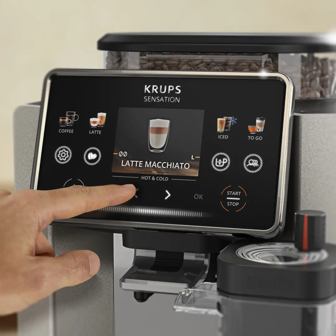 Krups Sensation Elite EA917E Volautomatische Espressomachine - Zilver