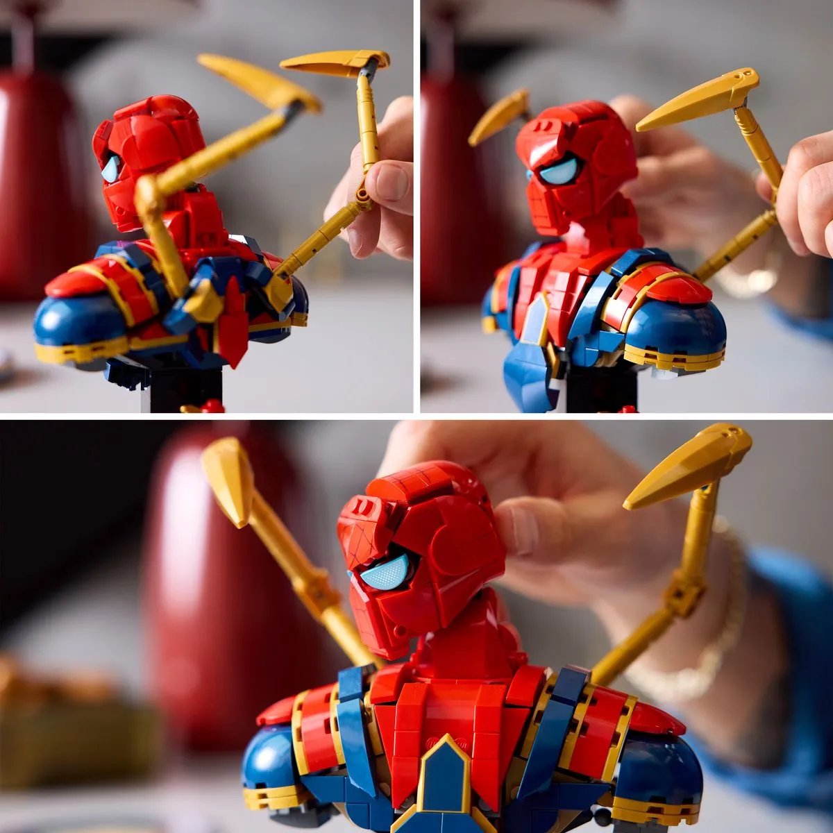 LEGO Marvel Iron Spider-Man Buste 76326 - 379 Stukken - Multicolor