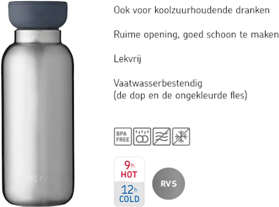Mepal Thermofles Ellipse 350ml - Nordic green
