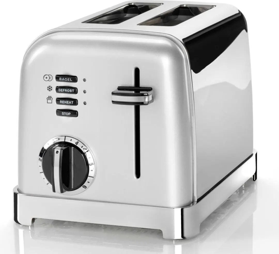 Cuisinart CPT160SE Broodrooster 2 Sleeven - 900W - Zilver