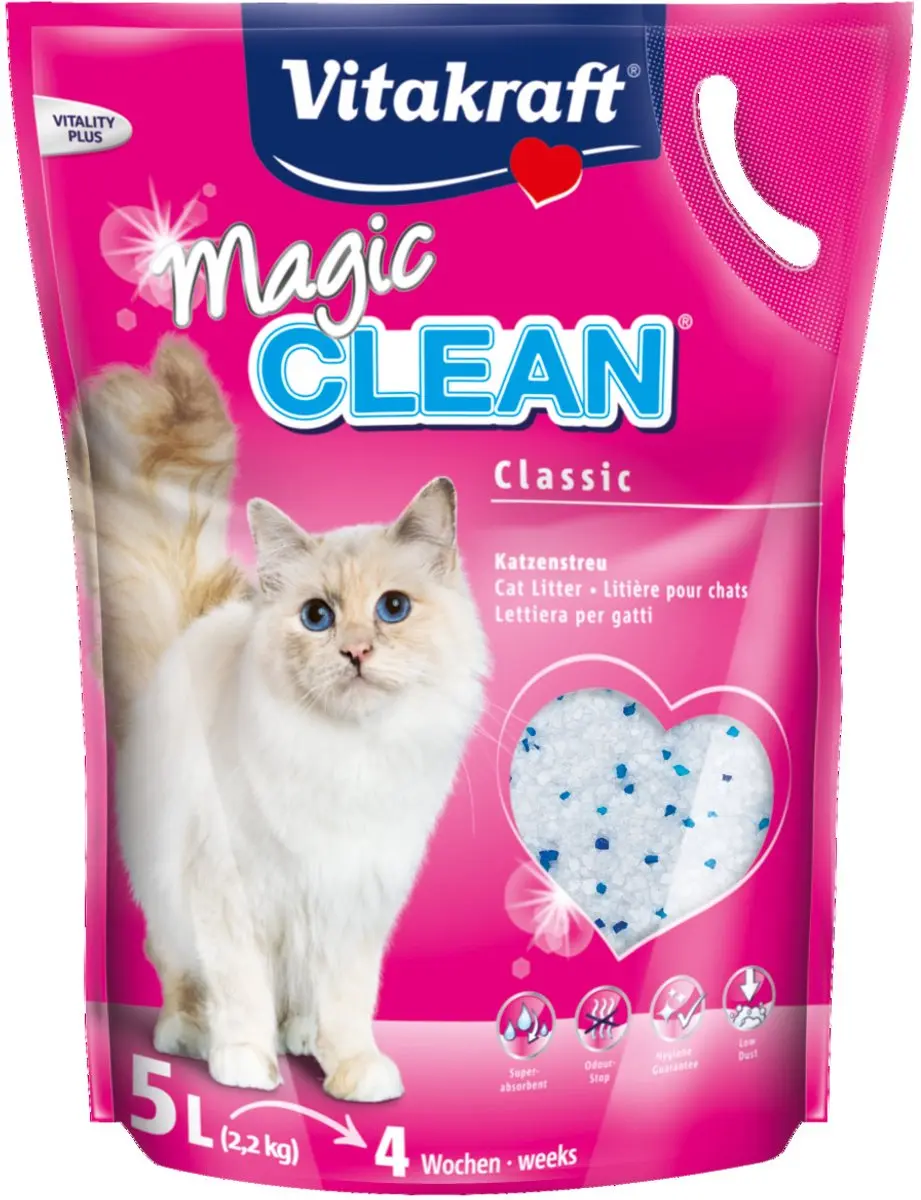 Vitakraft Magic Clean Kattenbakvulling 5L - 6 Stuks