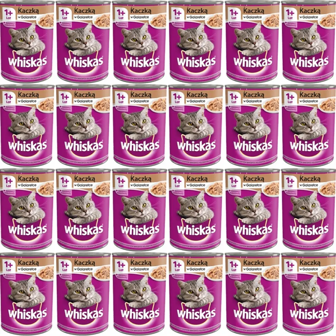 Whiskas Volwassen Eendenvoer in Gelei 400g - afbeelding 2 van 6