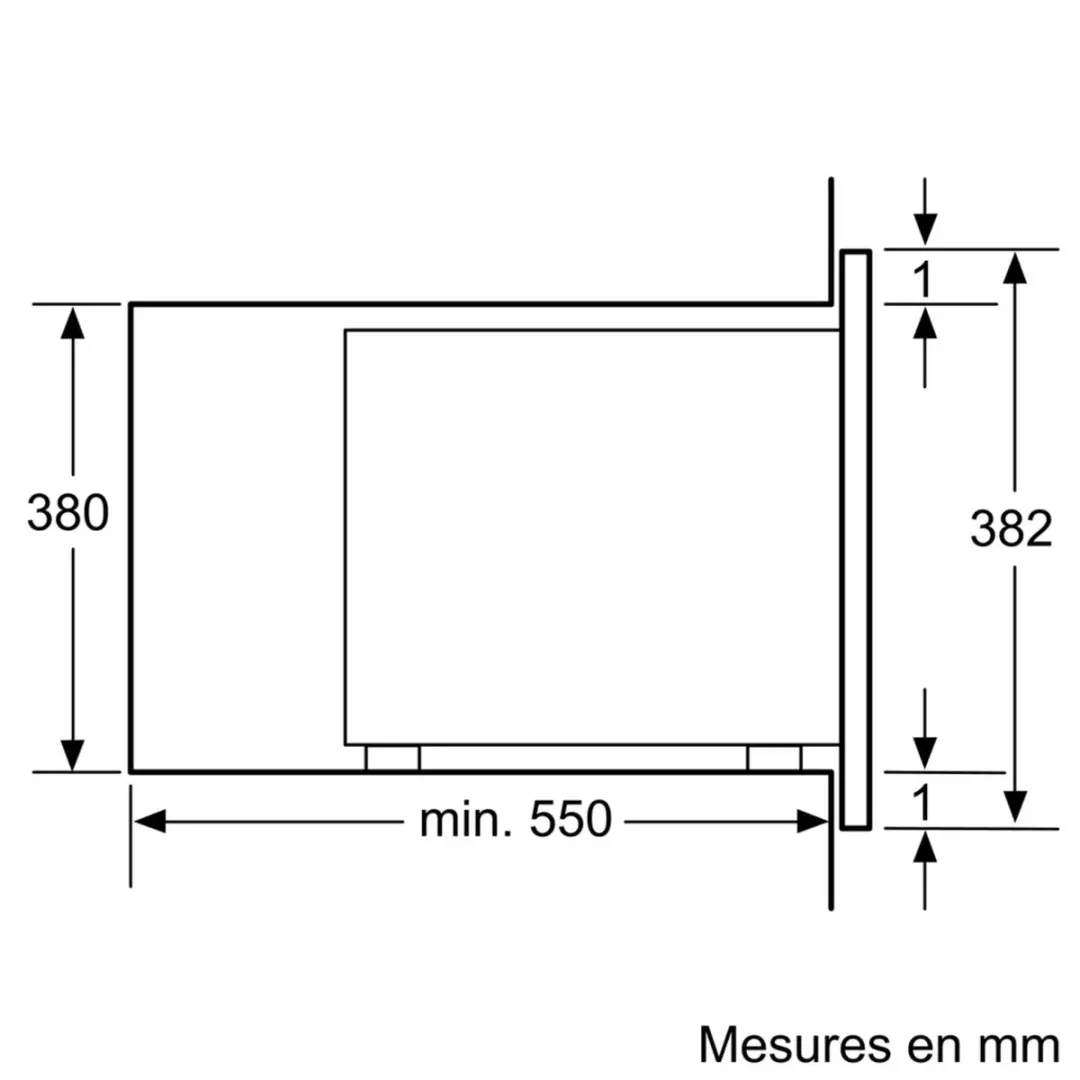 Bosch Serie 4 BFL553MS0 Inbouw Magnetron 25L - 900W - Roestvrijstaal - afbeelding 2 van 4