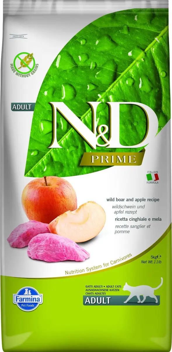 Farmina N&D Prime Kat Droogvoer Wild Zwijn & Appel
