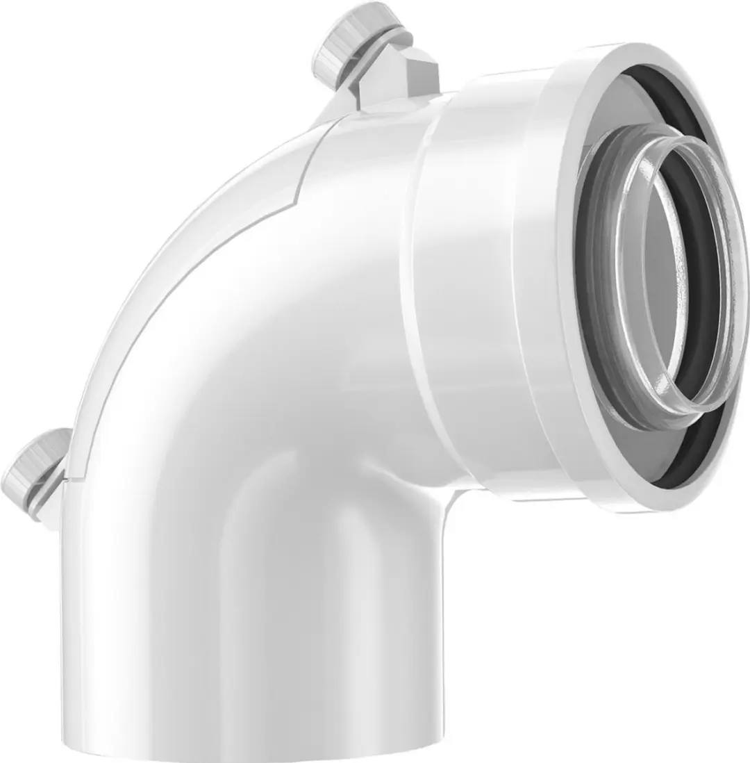 Bosch FC-CER60-87 Rookgasafvoer Dubbele Pijpbocht 60/100mm