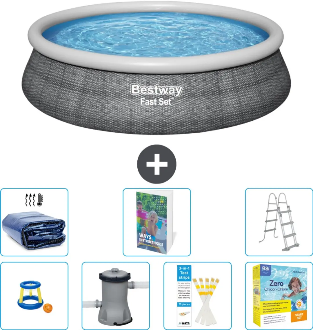 Bestway Fast Set Zwembad 457cm