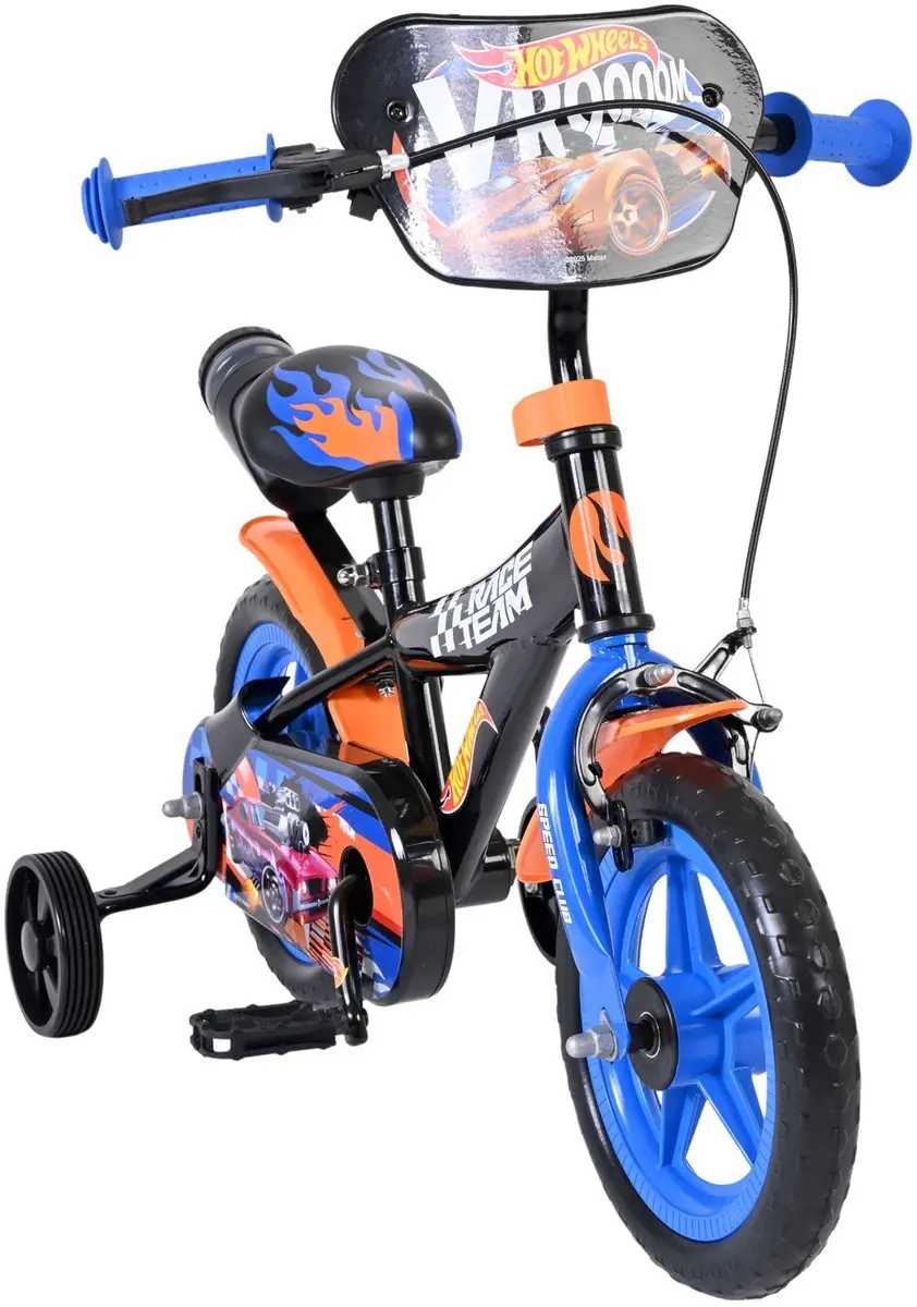 Volare Hot Wheels Mag Wheels Kinderfiets 12 inch - Zwart