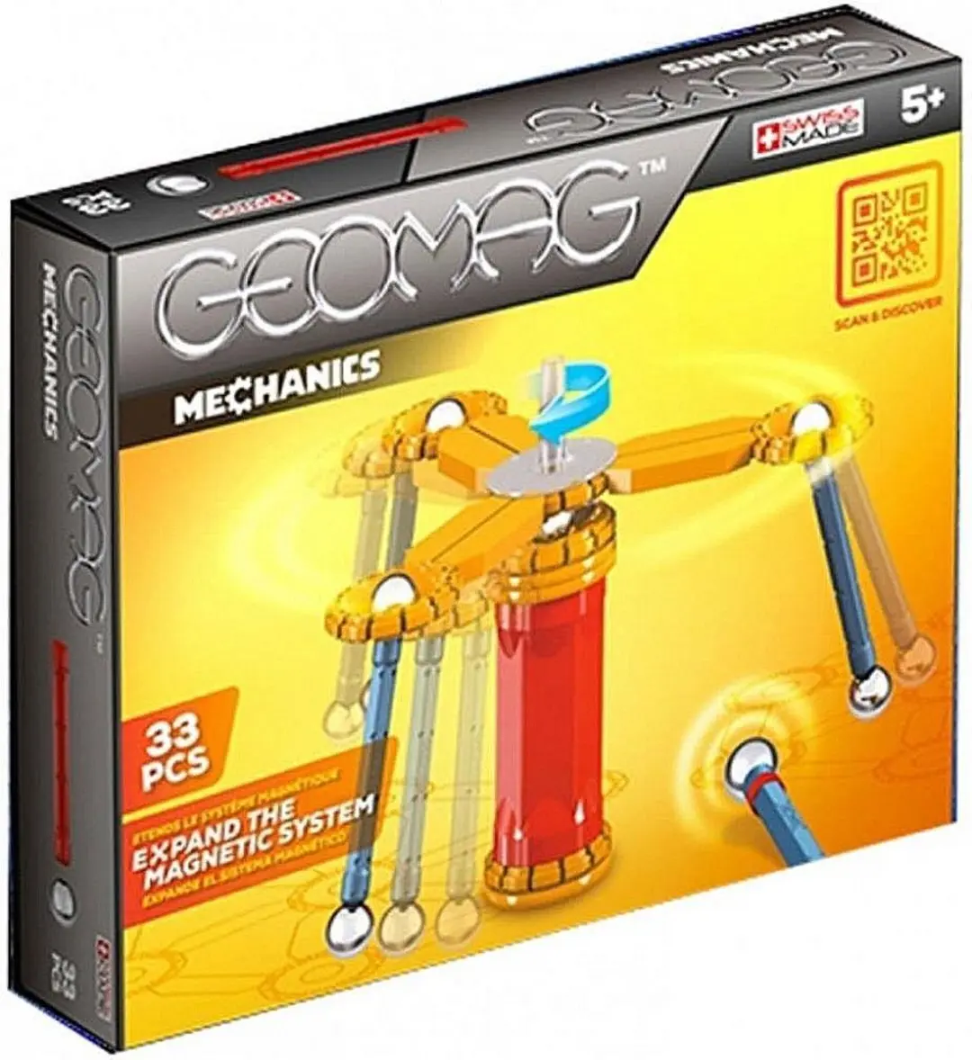 Geomag Mechanica GM720 Magnetische Blokken - 33 Stuks - Blauw