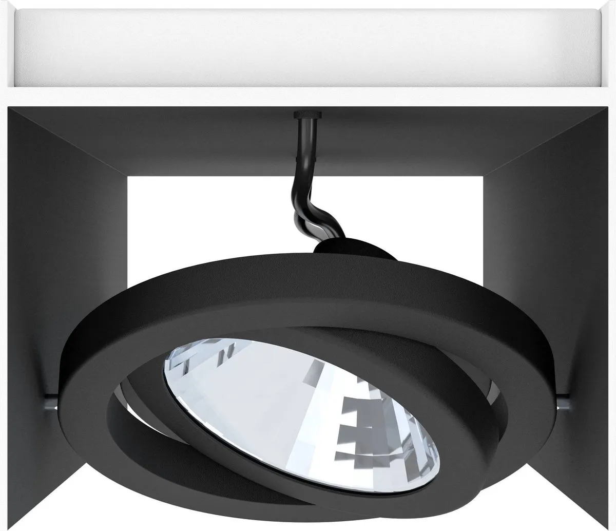 Eglo Vidago LED Plafondlamp 4-lichts - 3000K - Wit/Zwart