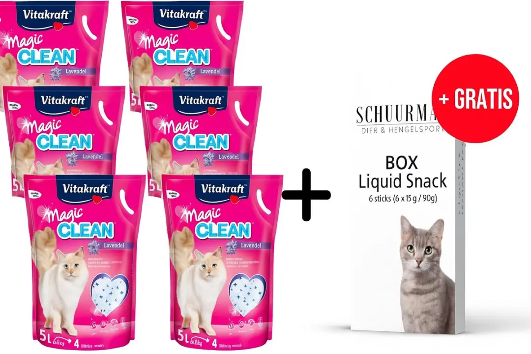 Vitakraft Magic Clean Lavendel Kattenbakvulling 30L
