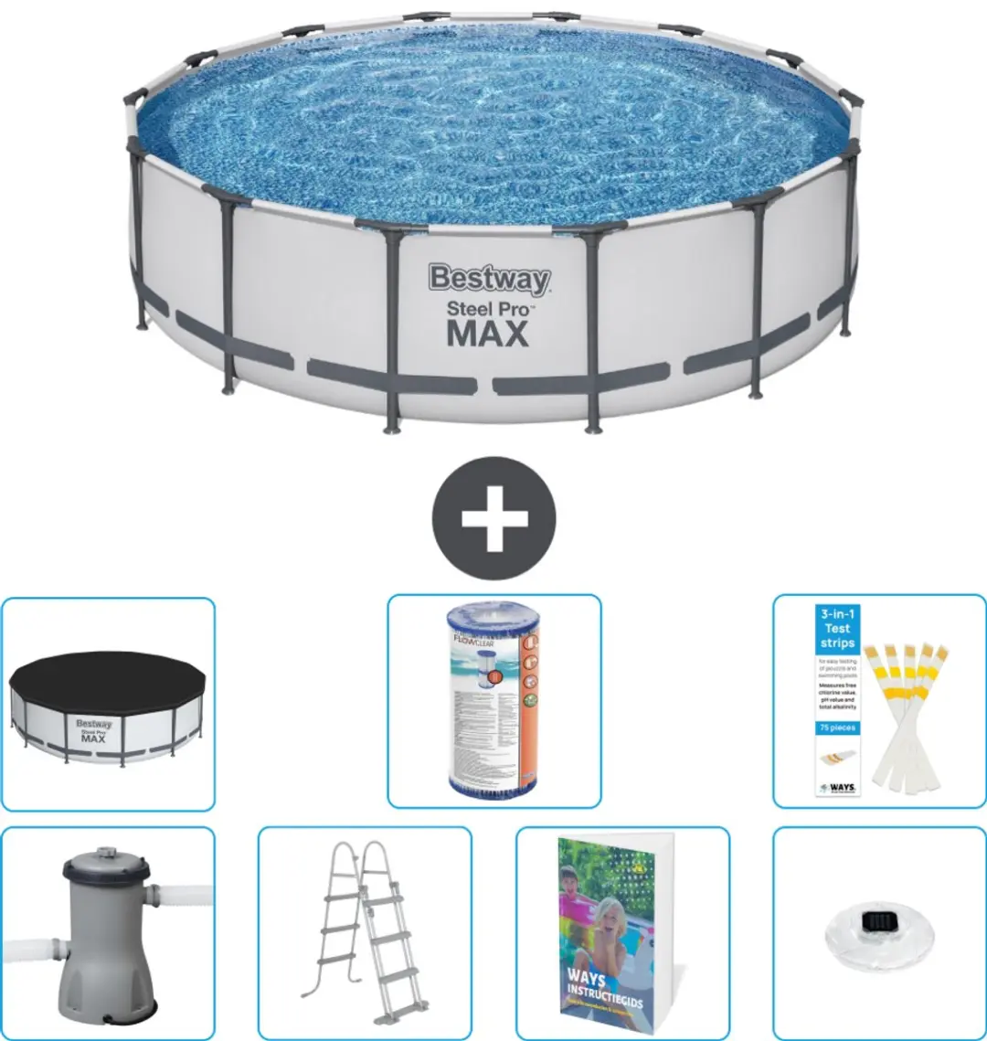 Bestway Steel Pro MAX Zwembad 427x107cm