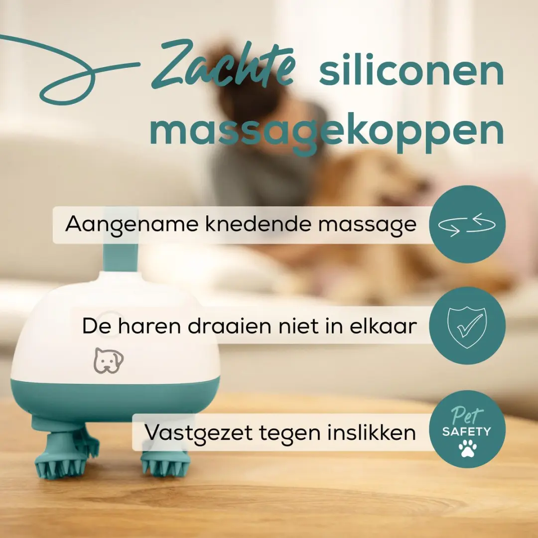 Beurer Buddy Massageapparaat - Honden/Katten Blauw