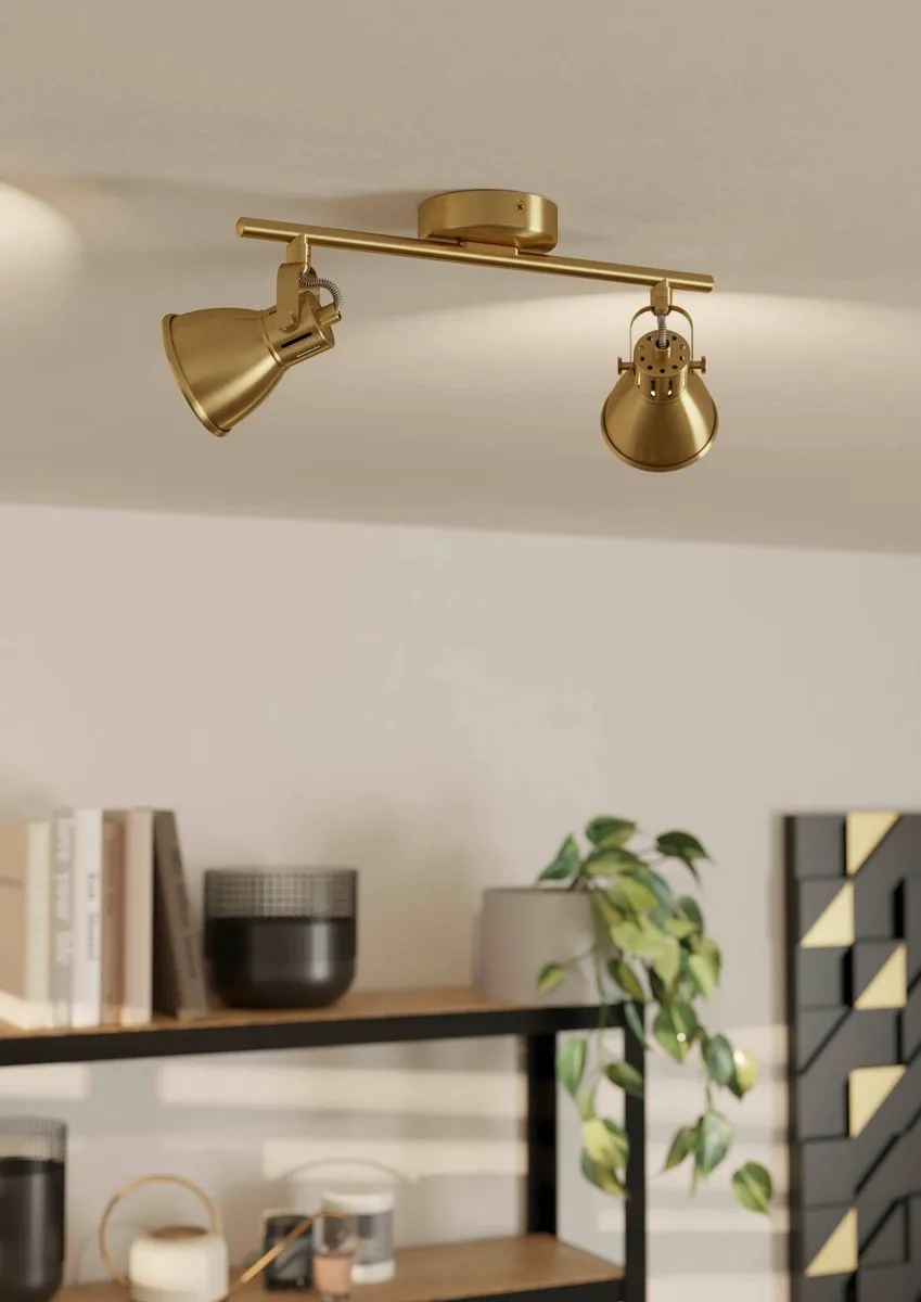 Eglo Seras Spot GU10 - 2 Stuks - Goud