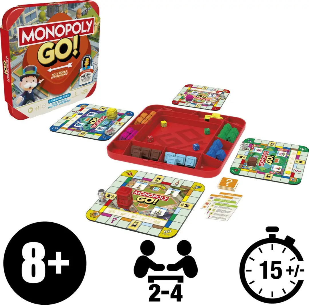 Hasbro Monopoly GO Bordspel - 2-4 Spelers