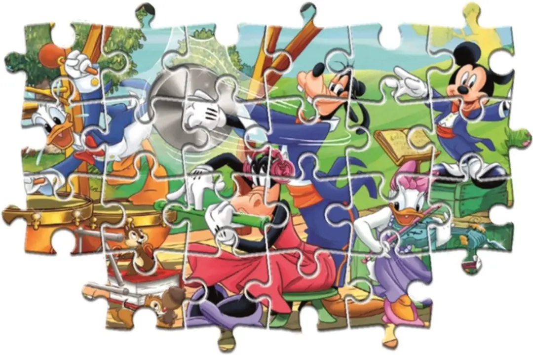 Clementoni Mickey en Vrienden Maxi Puzzel 24 Stuks - Multicolor