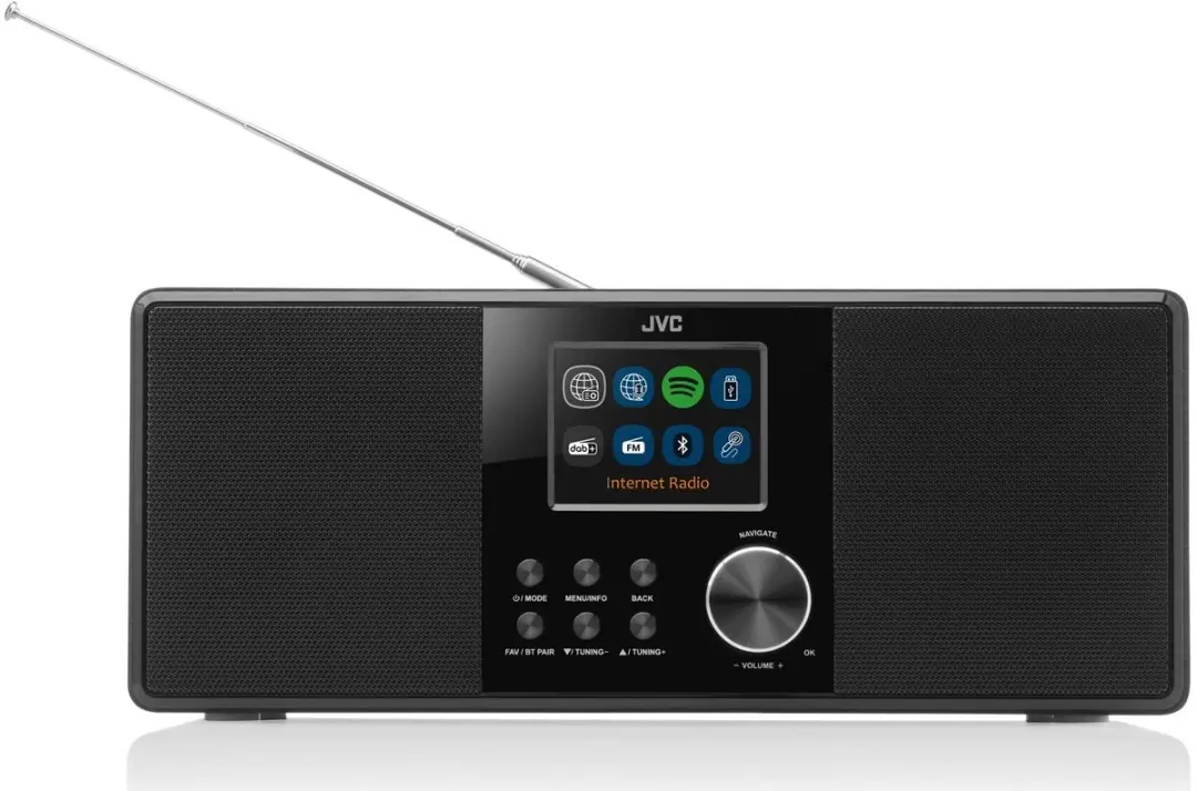 JVC RA-E981B Internetradio - DAB+/FM - Bluetooth - Zwart - afbeelding 4 van 6