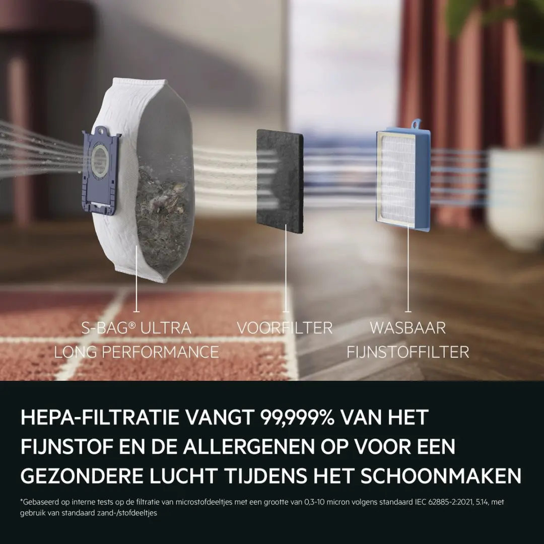 AEG AB71A4LDB Trommelstofzuiger 600W - 3,5L - Blauw