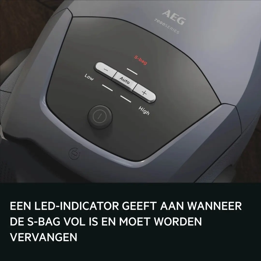 AEG AB71A4LDB Trommelstofzuiger 600W - 3,5L - Blauw - afbeelding 6 van 6
