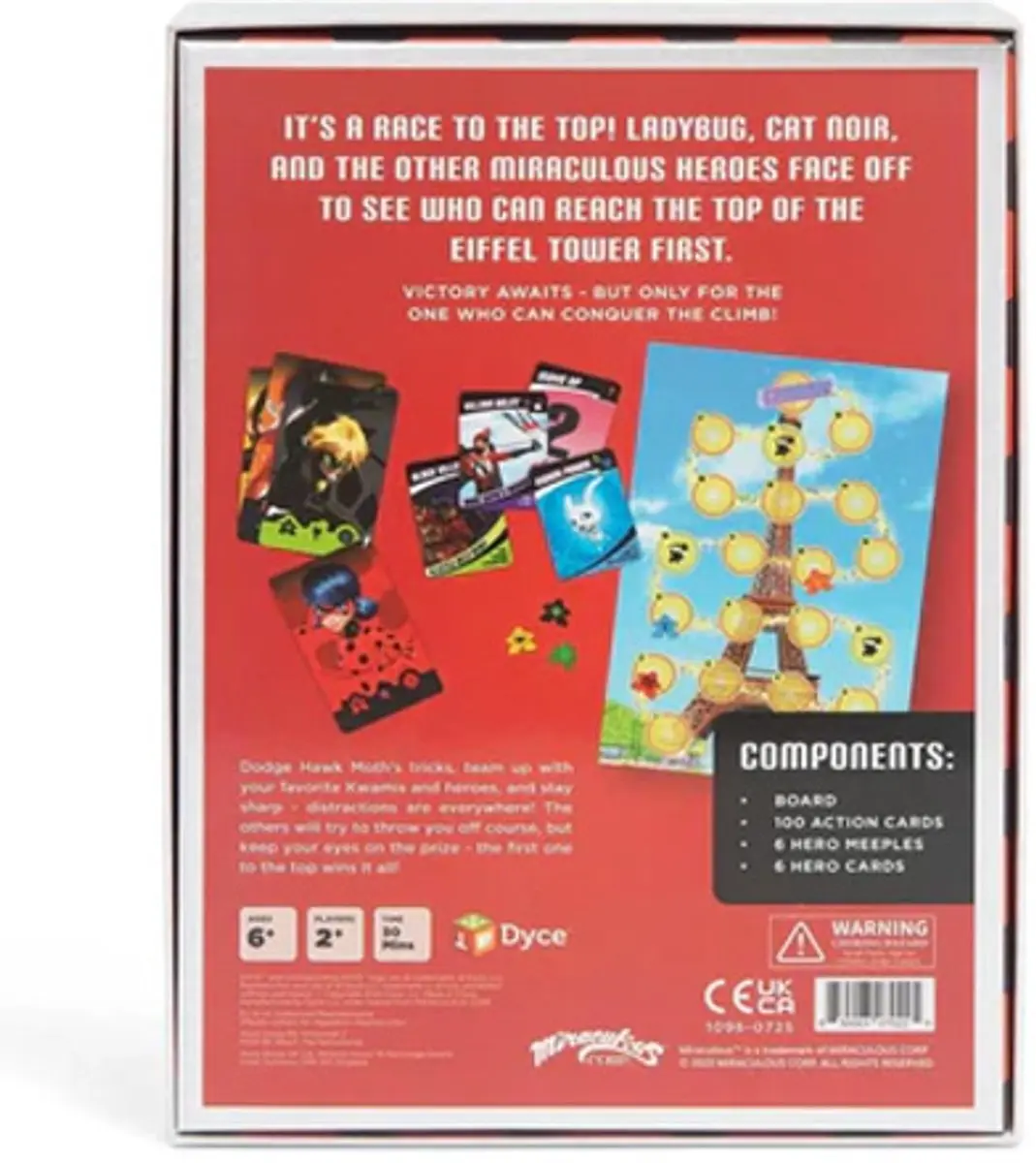 Dyce Games Miraculous Race to the Top Bordspel - DYE9700 - 2-10 Spelers