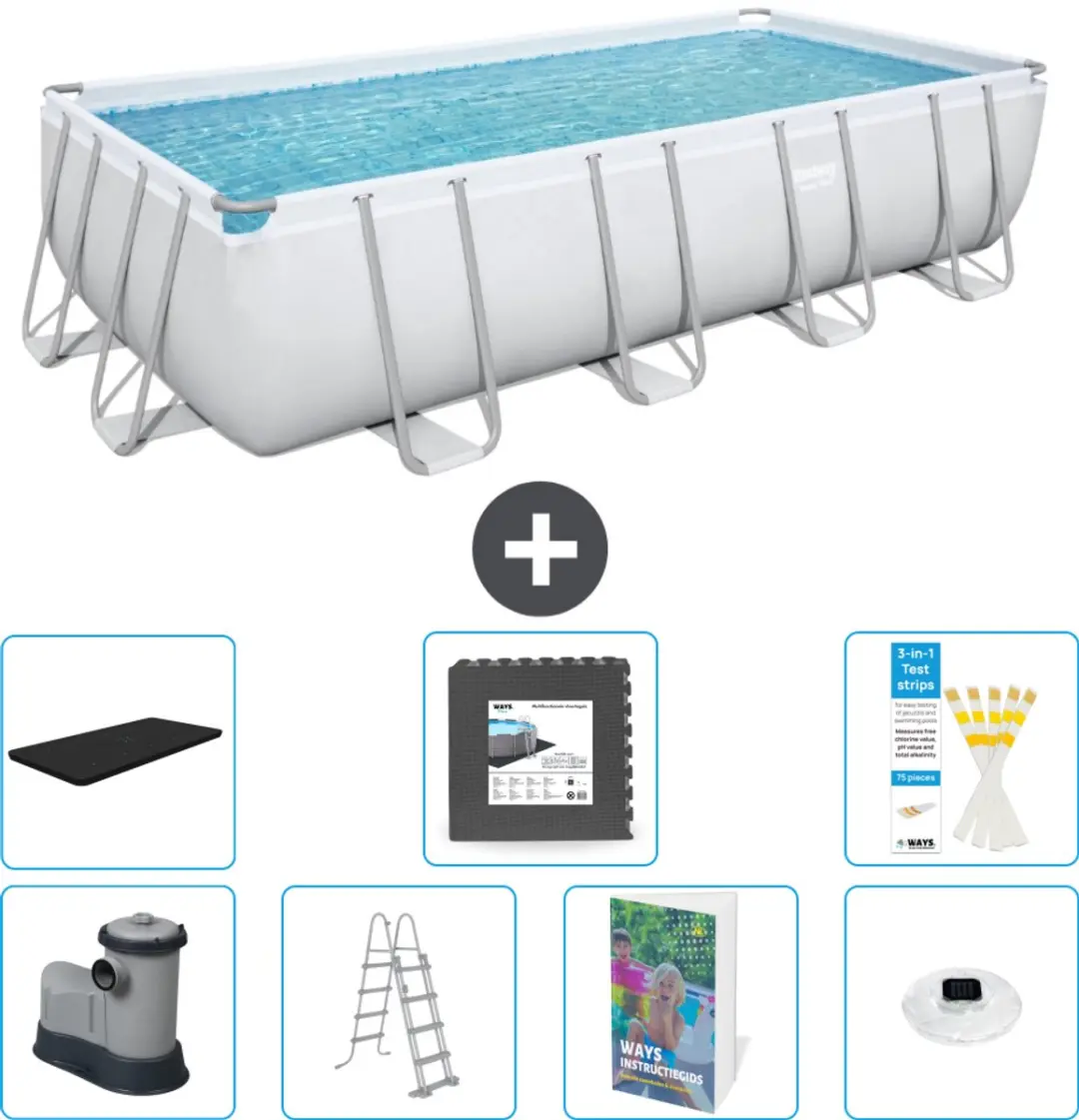 Bestway Power Steel Zwembad 549x274x122cm